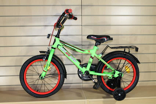 													Велосипед детский MAXXPRO ONIX 16"  матовый зелено-красный ONIX-16-2 (19)  фото 2