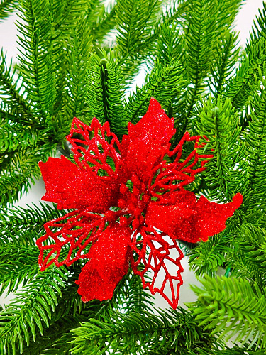 Цветок красный d см Al-спайка-3r фото 2 Цветок красный d см Al-спайка-3r фото 2