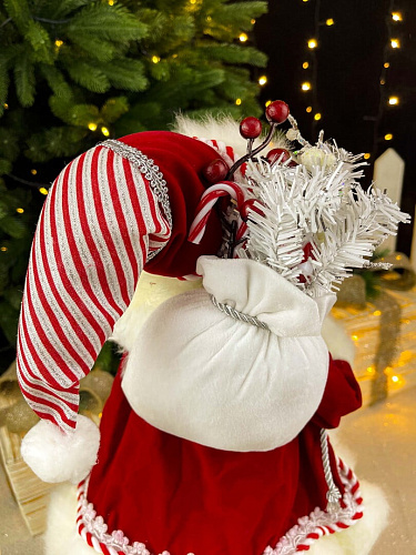 													Дед Мороз  45 см красный S1103-18 фото 5