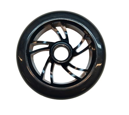 Колесо для самоката STG, PU 120 24 мм, промышленный, 120 мм., черный X71256