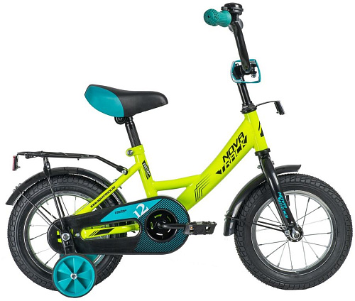 													Велосипед детский  Novatrack VECTOR 12" 8,5" салатовый 123VECTOR.GN20  фото 2