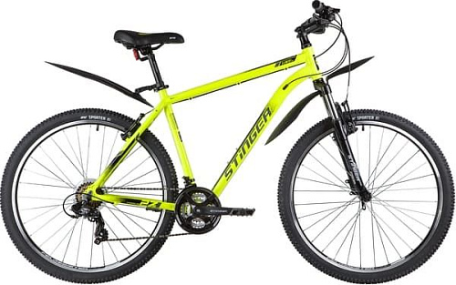 													Велосипед горный Stinger ELEMENT STD 27.5" 20"  ск. зеленый 27AHV.ELEMSTD.20GN0 2020