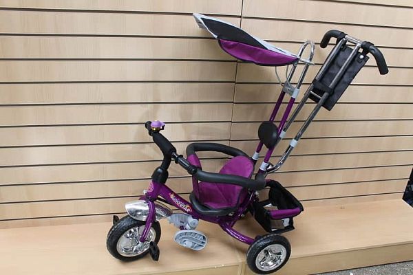 Велосипед трехколесный   фиолетовый JS08ET