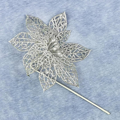 Цветок серебристый d см 677s Цветок серебристый d см 677s