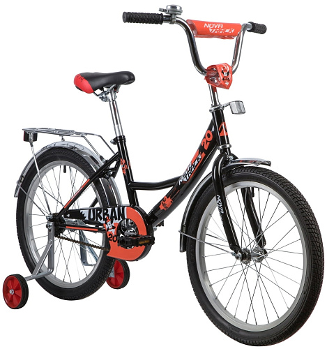 													Велосипед детский  Novatrack URBAN 20" 11,5" черный 203URBAN.BK20 2020 фото 2