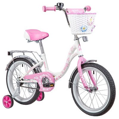 Велосипед детский  Novatrack BUTTERFLY 20"  бело-розовый 207BUTTERFLY.WPN9 