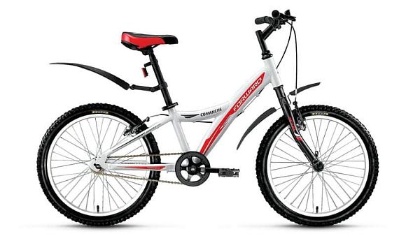Велосипед горный FORWARD Comanche 1.0 20" 10,5" 1 ск. белый глянцевый FORWARD Comanche 1.0 10,5" бел