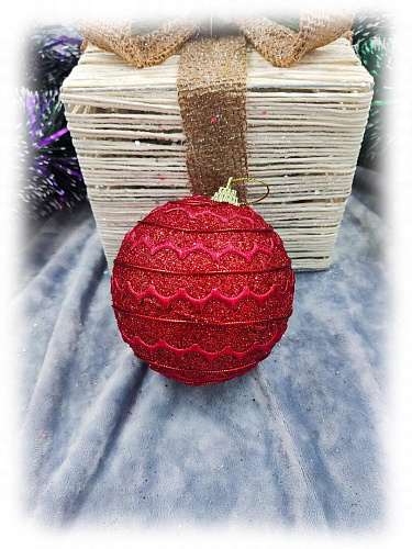 Набор шаров 10 см 2 шт красный 9920385 фото 2 Набор шаров 10 см 2 шт красный 9920385 фото 2