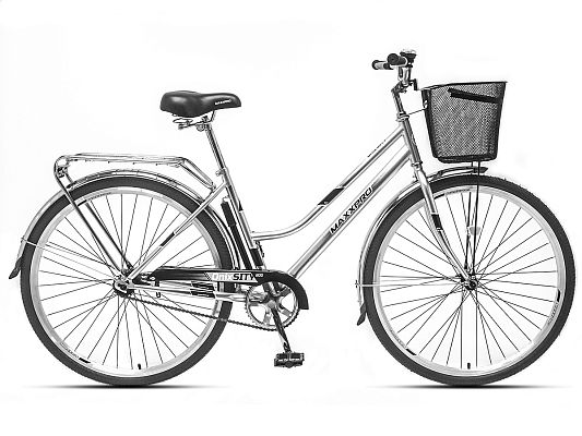 Велосипед городской  MAXXPRO ONIX 28"/700c 18" серебристый-черный 800-6 2022