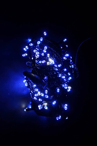													 19,5 м, синий 200 LED, , провод , 9918203blue