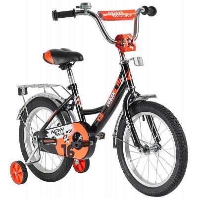 Велосипед детский  Novatrack URBAN 16" 9,5" черный 163URBAN.BK20 2020