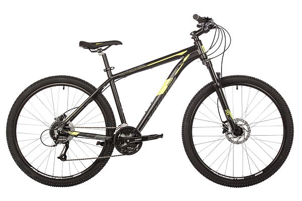 Велосипед горный Stinger Graphite Pro 27.5" 16" 27 (3x9) ск. черный 27AHD.GRAPHPRO.16BK1 2021