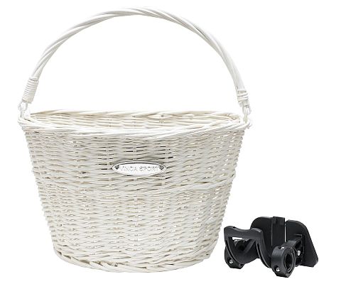 Велокорзина передняя Vinca sport  для 24"-28" колеса белый WG 19 white