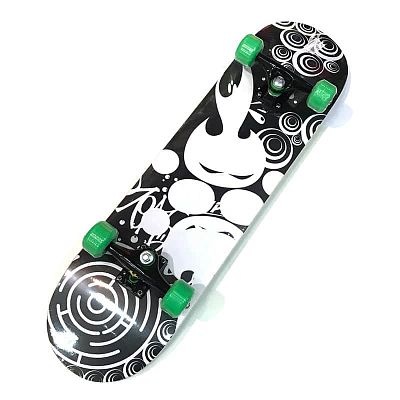 Скейтборд Tech Team ELITE черно-белый TTElite