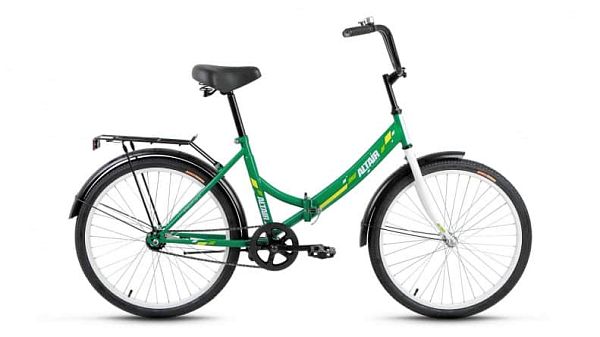 Велосипед городской складной ALTAIR City 24" 14" 1 ск. зеленый ALTAIR City 24 14" зеленый 