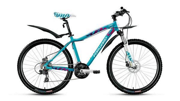 Велосипед горный FORWARD Lima 2.0 disc 26" 17" 21 ск. синий матовый FORWARD Lima 2.0 disc 17" синий 