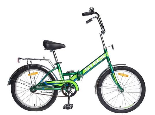 Велосипед городской складной  STELS PILOT 310 20" 13" зелено-желтый LU077119 