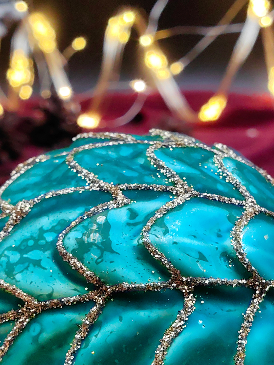 Шар голубая лагуна 8 см, стекло Merry Green MG24171 фото 3 Шар голубая лагуна 8 см, стекло Merry Green MG24171 фото 3