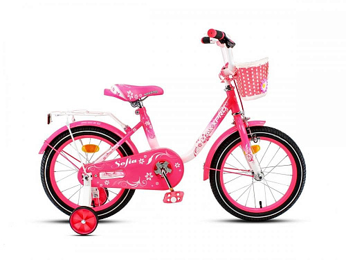 													Велосипед детский MAXXPRO SOFIA 18" 10,5" бело-розовый SOFIA-18-5 