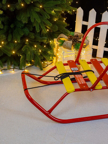 Санки детские Ветерок 1 алый 4413772/В1/АЛ2 фото 2 Санки детские Ветерок 1 алый 4413772/В1/АЛ2 фото 2