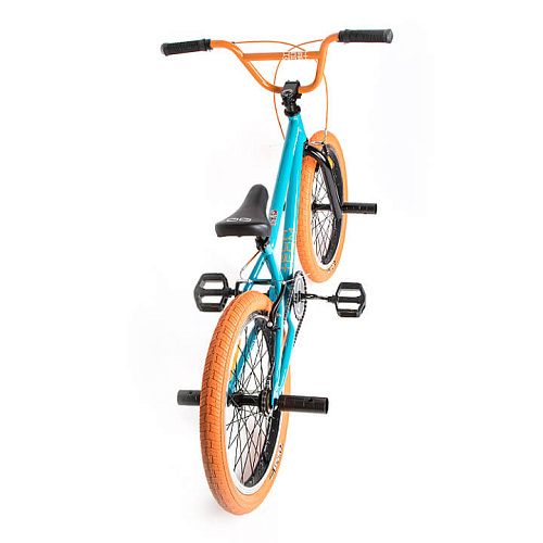 													Велосипед BMX  Tech Team GOOF 20" 18,7" бирюзово-оранжевый 580035 2022 фото 3