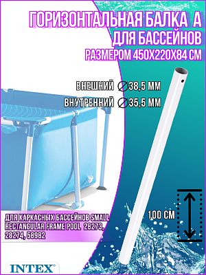 Горизонтальная балка (A) для прямоугольного бассейна Intex Rectangular Frame 10566