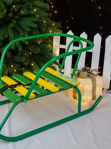 Санки детские Ветерок 1 зеленый 5501510/В5/32 фото 4 Санки детские Ветерок 1 зеленый 5501510/В5/32 фото 4