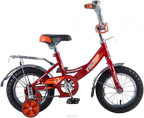 Велосипед детский Novatrack VECTOR 12" 8,5" 1 ск. красный 123VECTOR.RD8 
