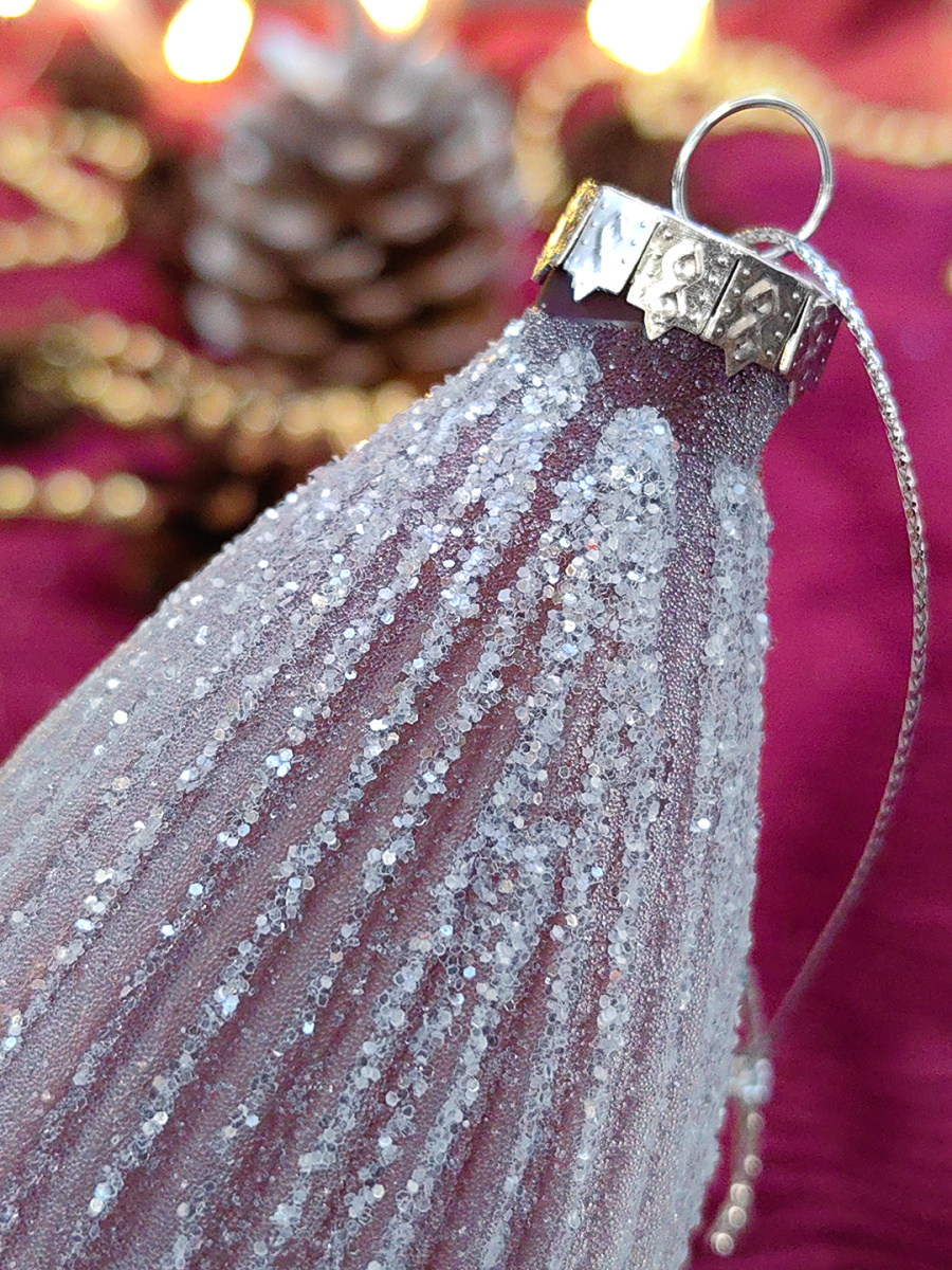 Шар орхидея 6x13 см, стекло Merry Green MG24157 фото 3 Шар орхидея 6x13 см, стекло Merry Green MG24157 фото 3