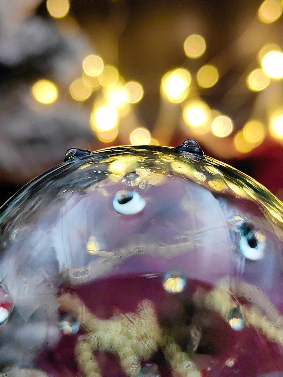 Шар васильковый 6 см, стекло Merry Green MG24175 фото 4 Шар васильковый 6 см, стекло Merry Green MG24175 фото 4