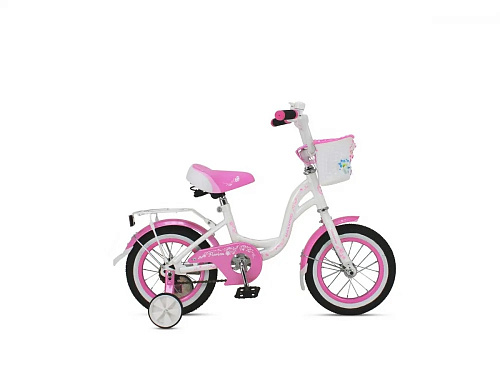 													Велосипед детский  MAXXPRO FLORINA-N14-3 14"  розовый, белый FLORINA-N14-3  фото 3