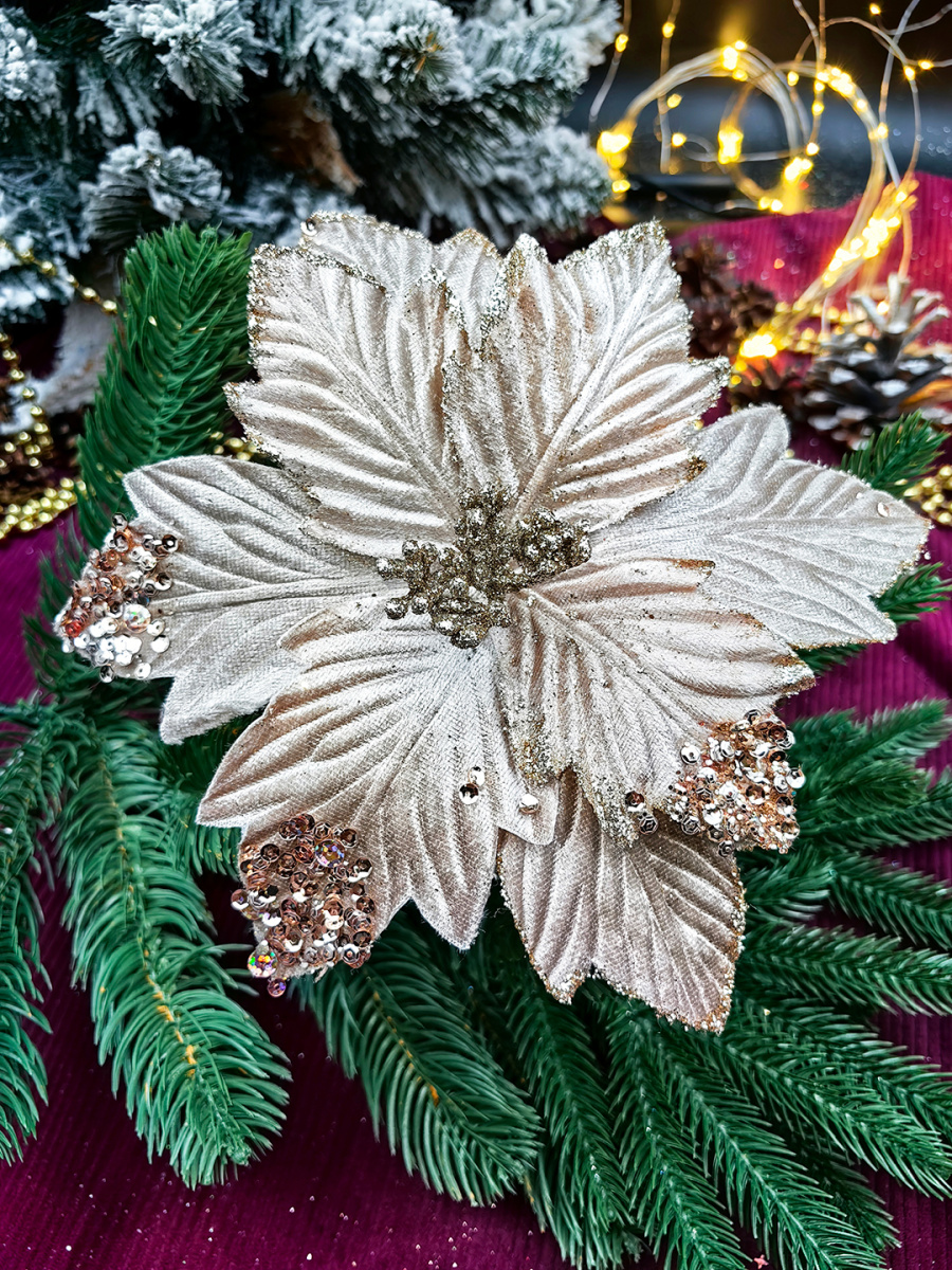 Цветок шампань d 24 см Р-7544 Цветок шампань d 24 см Р-7544