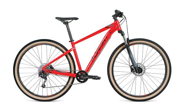 Велосипед горный FORMAT 1411 29" L 9 (1x9) ск. красный RBKM1M39E004 2021