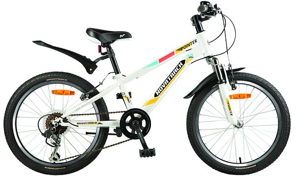 Велосипед горный Novatrack POINTER 20"  6 ск. белый 20SH6V.POINTER.WT7 