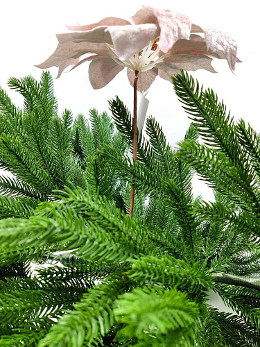 													Цветок пудровый d 22 см 99222201powder фото 4