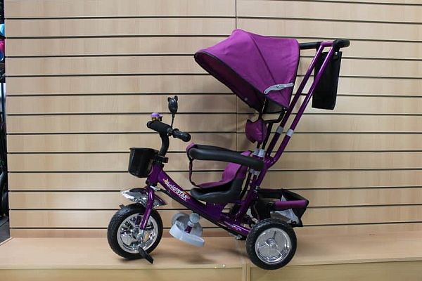 Велосипед трехколесный   фиолетовый JS16ET