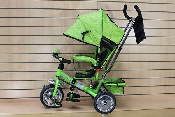 Велосипед трехколесный   зеленый Y087-H36061