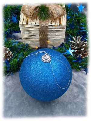 Шар 15 см 1 шт синий 150GP01-01B