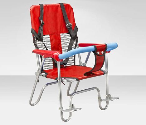 Велокресло заднее без крепежа STELS красный JL-189 280014