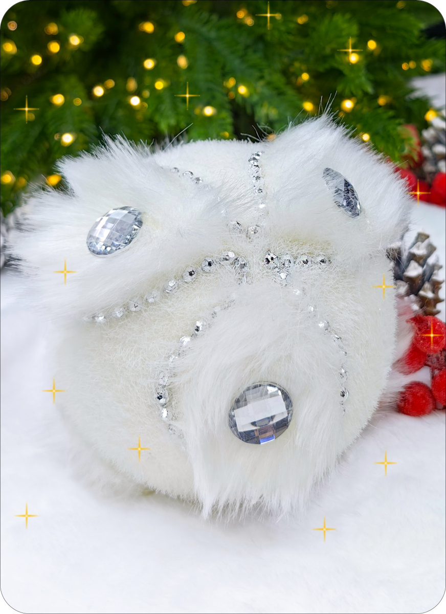 Набор шаров 10 см 2 шт белый 2016203 фото 4 Набор шаров 10 см 2 шт белый 2016203 фото 4