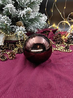 Шар 12 см 1 шт шоколадный 120SP01-01C