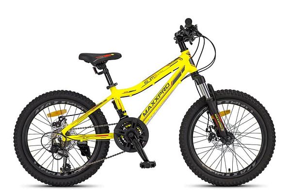 Велосипед горный MAXXPRO Slim Ultra 20" 11" 21 ск. зелено-оранжево-серый Y104-H36121-2 