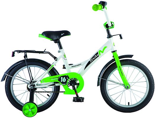Велосипед детский  Novatrack STRIKE 18" 10,5" бело-зеленый 183STRIKE.WTG8 