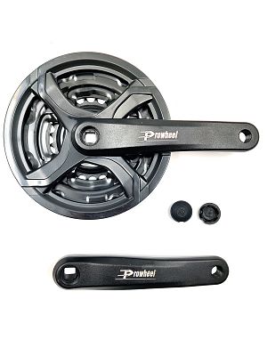 Система шатунов PROWHEEL TA-CQ02 с защитой, под квадрат, 42-34-24T, 170 мм, Х99098