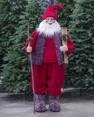 Дед Мороз  120 см красный 19201-48