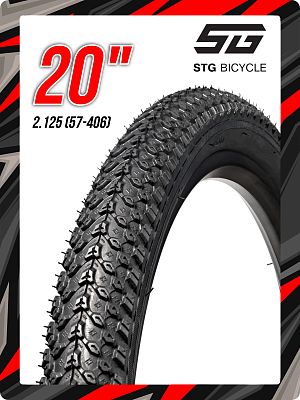 Велопокрышка Bike Parts 20"х2.125 (57-406) PM-1013  черный Х126603 Велопокрышка Bike Parts 20"х2.125 (57-406) PM-1013  черный Х126603