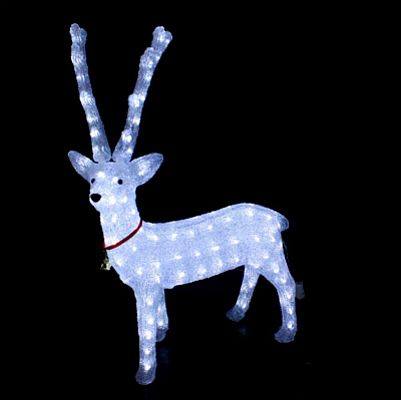 Светодиодная фигура  белый 1 м см акрил 100-144-2 Светодиодная фигура  белый 1 м см акрил 100-144-2