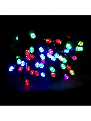  10 м, цветной (RGB) 80 LED, , провод , К130-414