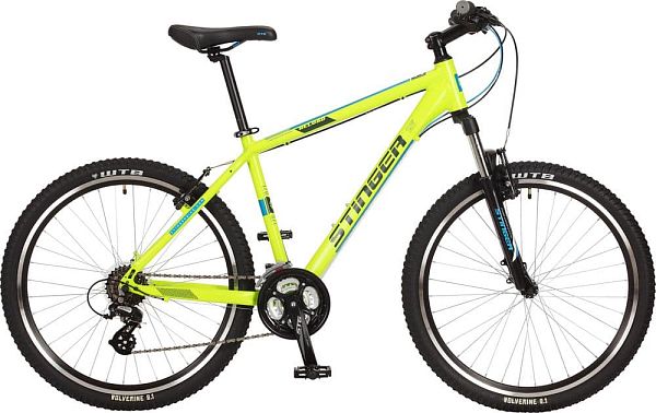 Велосипед горный хардтейл  Stinger RELOAD 26" 20" зеленый 26AHV.RELOAD.20GN7 