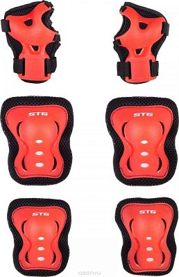Защита детская STG YX-0317 S красная Х83226